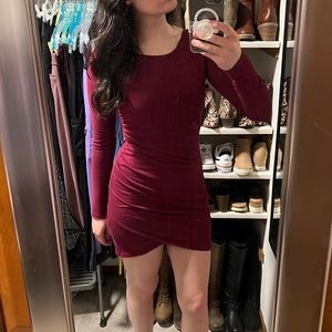 Long sleeve bodycon dress